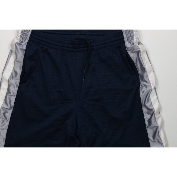 Vintage Nike Mens XL Travis Scott Mini Swoosh Heavy Mesh Basketball Shorts Blue - Picture 3 of 11